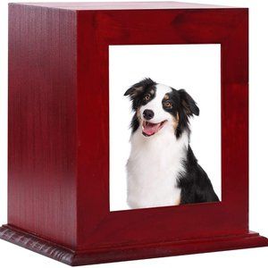Dog/Cat Pet Memorial Photo Urn Box